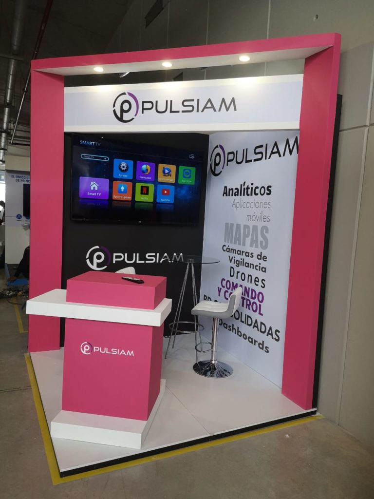 Stand para Expo NENA 911 de Pulsiam